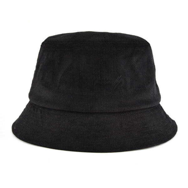 [BEENTRILL]★ESSENTIAL LOGO CORDUROY BUCKET HAT BEENTRILL Essential Logo Corduroy Bucket Hat Black Navy