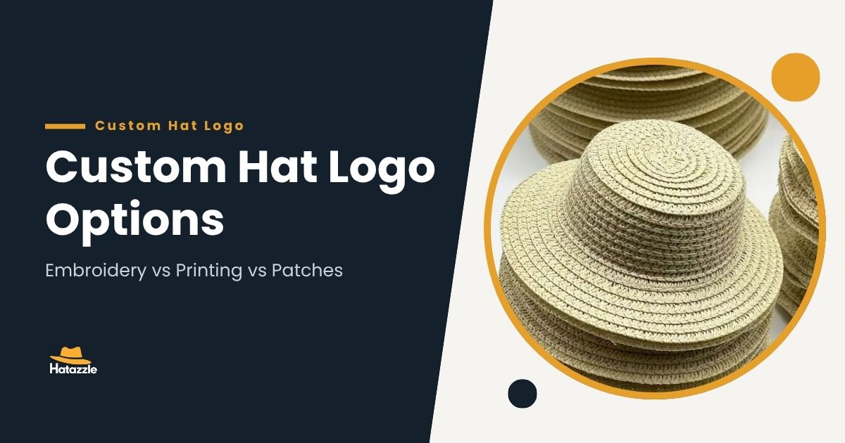Custom Hat Logo Options