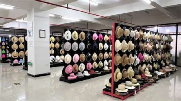 Hatazzle straw hat sample showroom