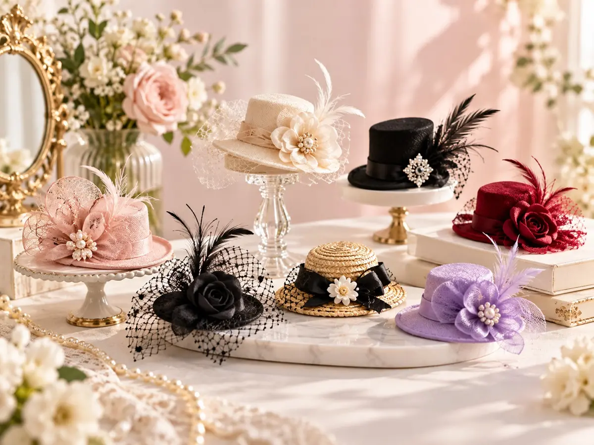 Custom Mini Hats made by Hatazzle