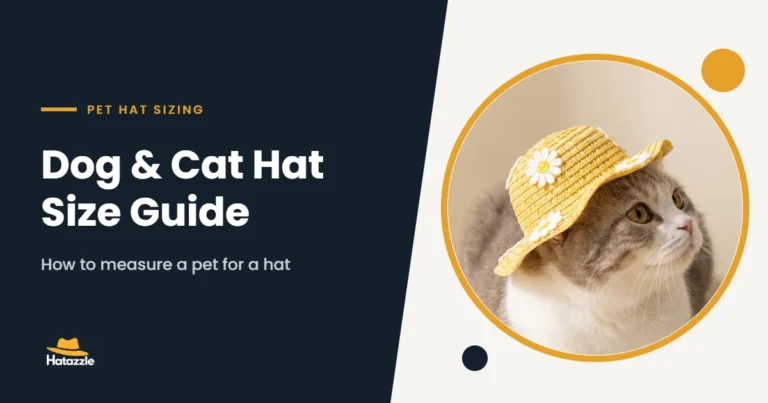 Dog and Cat Hat Size Guide: How to Measure a Pet's Head – Hatazzle blog banner