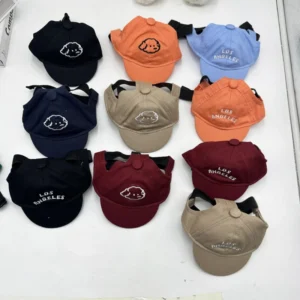 Pet baseball caps for dogs in seven colors